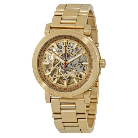 michael kors skeleton watch